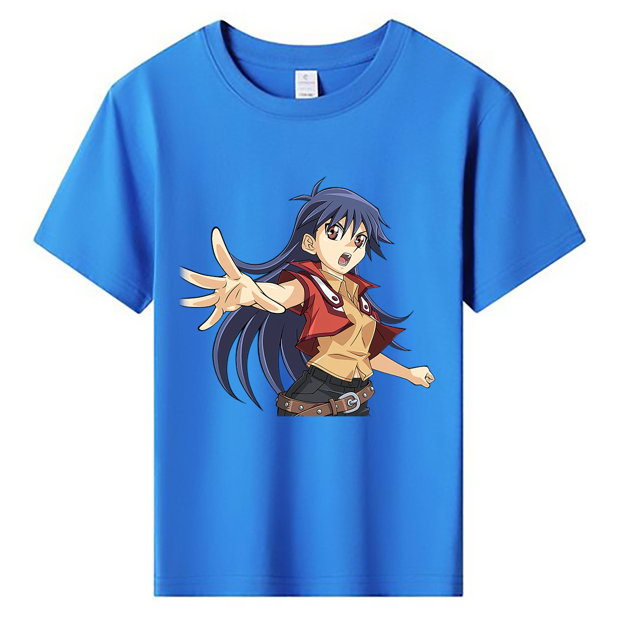 （画像用） 遊☆戯☆王 Yu-Gi-Oh! 綿100％キッズTシャツ（フロントプリント）